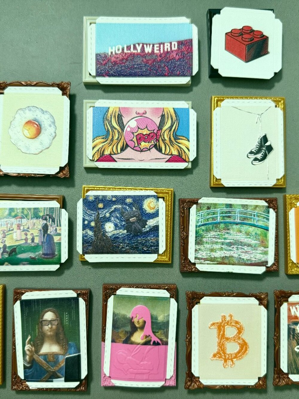 ZURU Mini Masterpieces ADVENT EXCLUSIVE Art You Pick Labubu Mona Lisa Van Gogh